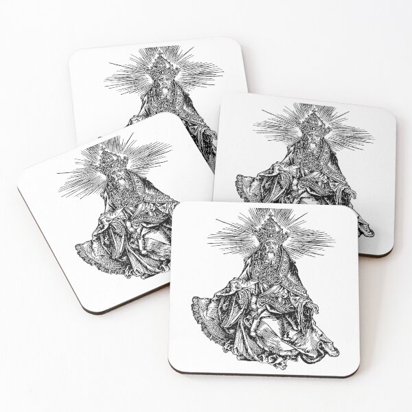 Item preview, God from the biblical illustration of Revelation 13 by Albrect Dürer 1496–1498 designed and sold by Hedrin.
