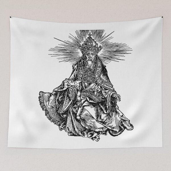 Item preview, God from the biblical illustration of Revelation 13 by Albrect Dürer 1496–1498 designed and sold by Hedrin.