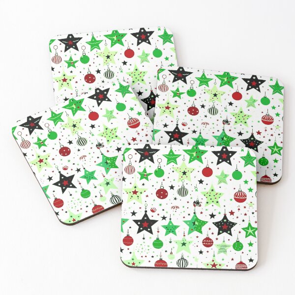 Item preview, Christmas Colorful Decorations And Xmas Stars Festive Pattern designed and sold by DEC02.