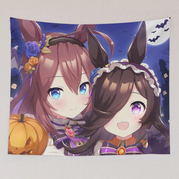 Item preview, Rice Shower Uma Musume Pretty Derby Halloween Moonlit Duo designed and sold by justnickthings.