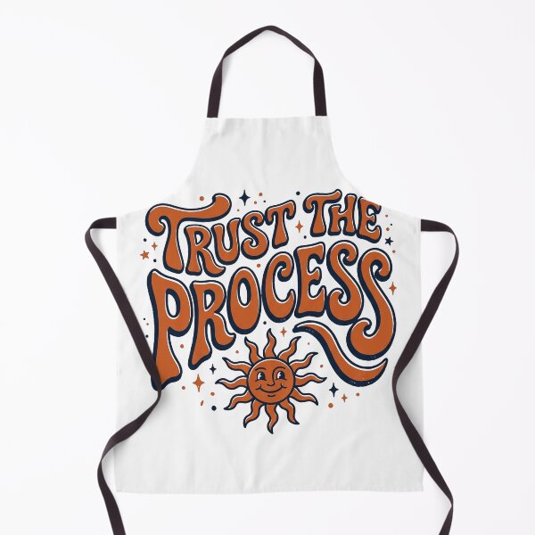 Item preview, Trust The Process — Retro Groovy Affirmation Shirt designed and sold by PlushFutura.