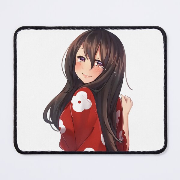 Item preview, Mio Dororo Red Kimono Soft Smile Anime Girl designed and sold by MicaheHaffner.