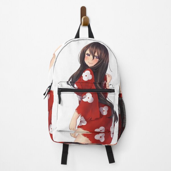 Item preview, Mio Dororo Red Kimono Soft Smile Anime Girl designed and sold by MicaheHaffner.