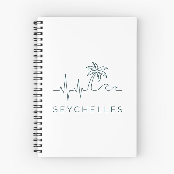 Item preview, Minimalist Seychelles Heartbeat Tropical Wave Line Art designed and sold by DuckOddity.