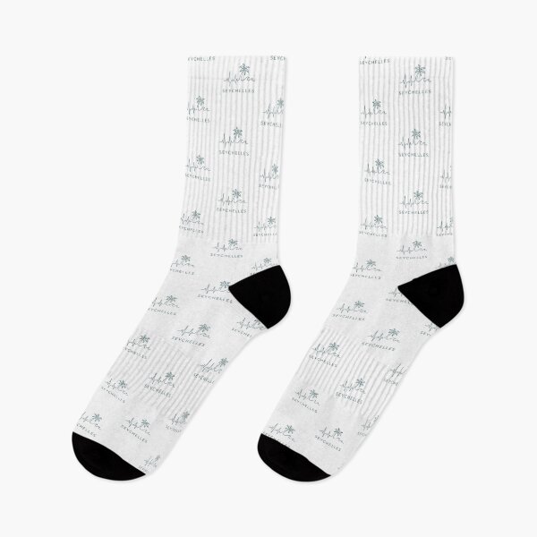 Item preview, Minimalist Seychelles Heartbeat Tropical Wave Line Art designed and sold by DuckOddity.