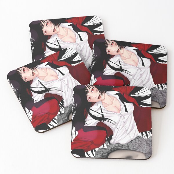 Item preview, Yumeko Jabami Kakegurui Compulsive Gambler Red Uniform Dynamic Pose designed and sold by MicaheHaffner.
