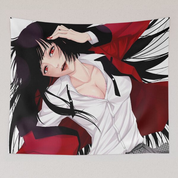 Item preview, Yumeko Jabami Kakegurui Compulsive Gambler Red Uniform Dynamic Pose designed and sold by MicaheHaffner.