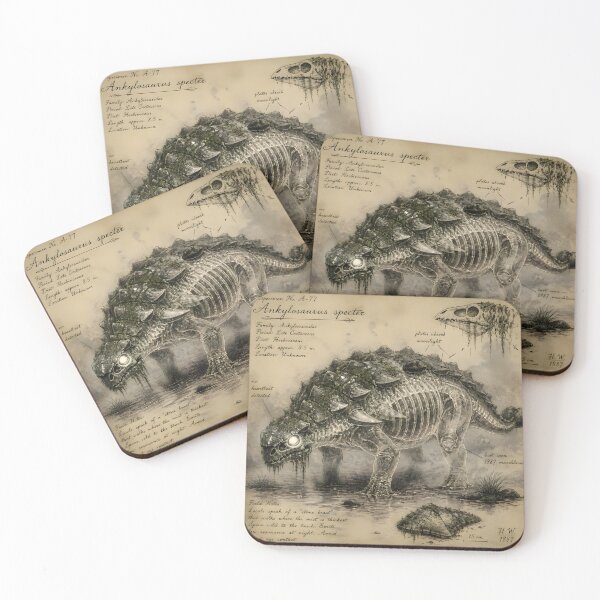 Item preview, Ankylosaurus Specter — Gothic Creature Field Journal designed and sold by PreeCha Art & Co..