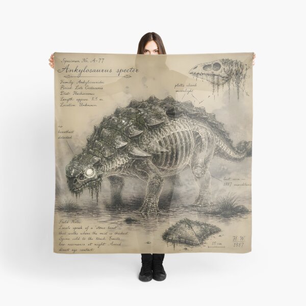Item preview, Ankylosaurus Specter — Gothic Creature Field Journal designed and sold by PreeCha Art & Co..