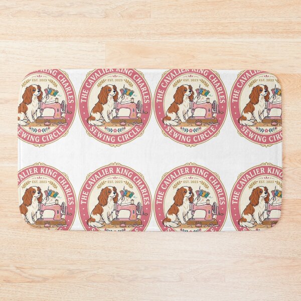 Item preview, Cavalier King Charles Sewing Circle Quilting Craft Dog designed and sold by PictoVibe.