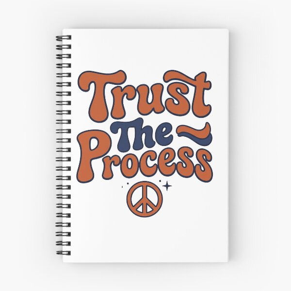 Item preview, Trust The Process — Retro Groovy Affirmation Shirt designed and sold by PlushFutura.