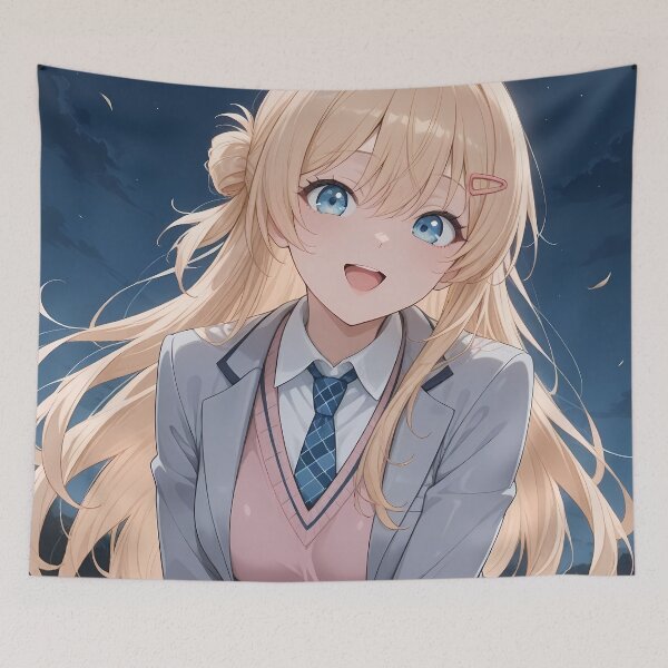 Item preview, Yuu Amami Second Prettiest Girl Kura Nika Night Meadow Smile designed and sold by MicaheHaffner.