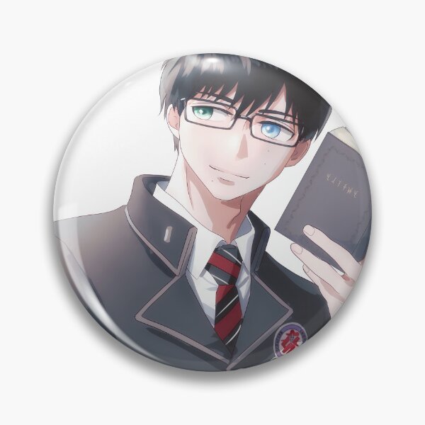 Item preview, Yukio Okumura Blue Exorcist Gentle Book Smile designed and sold by MicaheHaffner.