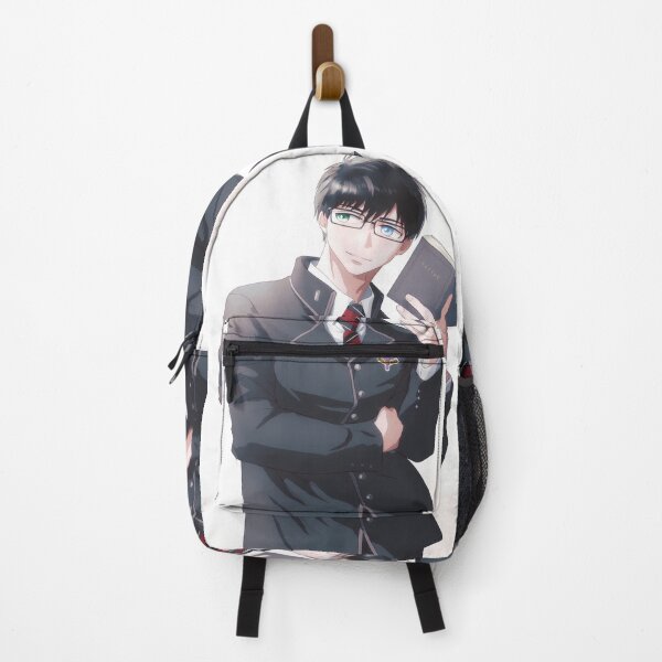 Item preview, Yukio Okumura Blue Exorcist Gentle Book Smile designed and sold by MicaheHaffner.