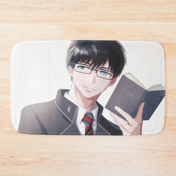 Item preview, Yukio Okumura Blue Exorcist Gentle Book Smile designed and sold by MicaheHaffner.