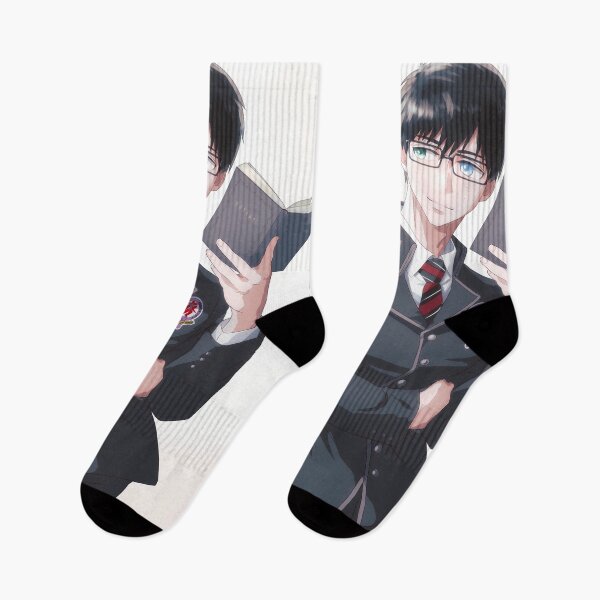 Item preview, Yukio Okumura Blue Exorcist Gentle Book Smile designed and sold by MicaheHaffner.
