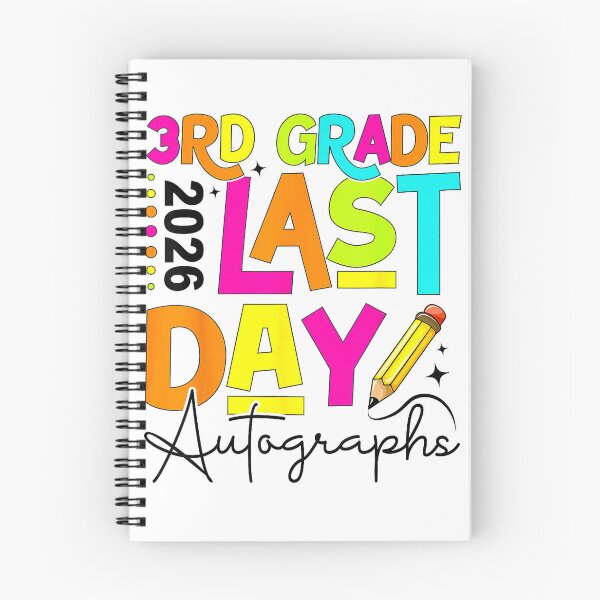 Item preview, 2026 Last Day of School Autograph 3rd Grade Graduation T-Shirt designed and sold by MudBoyTay.
