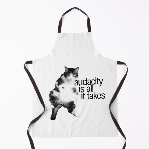 Item preview, cute chunky cat motivational discipline quote designed and sold by renmei-studios.