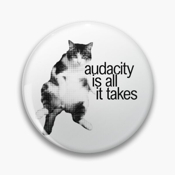 Item preview, cute chunky cat motivational discipline quote designed and sold by renmei-studios.