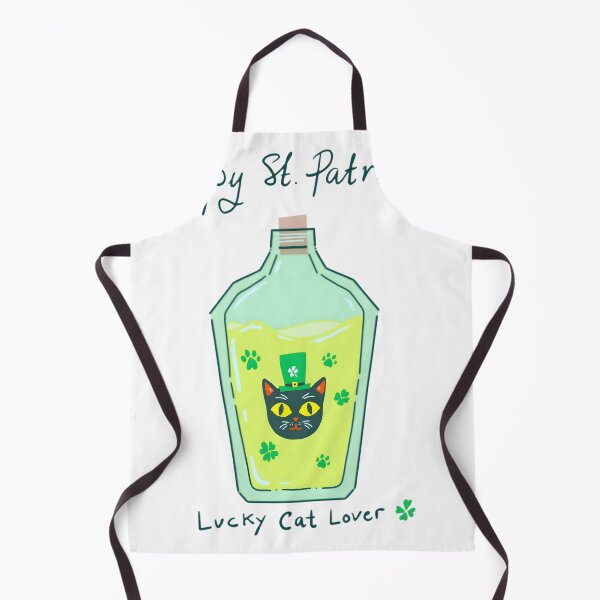 Item preview, St Patricks Day Lucky Cat Potion designed and sold by Katiesfunn.