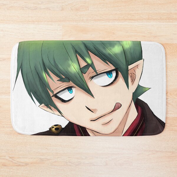 Item preview, Amaimon Blue Exorcist Smirk Green Hair Portrait designed and sold by MicaheHaffner.