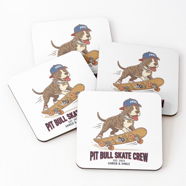Item preview, Pit Bull Skate Crew Skateboard Skater Streetwear Dog designed and sold by PictoVibe.