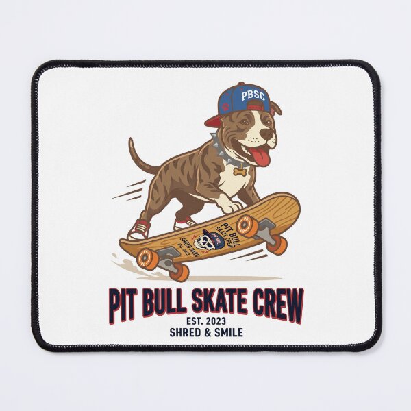 Item preview, Pit Bull Skate Crew Skateboard Skater Streetwear Dog designed and sold by PictoVibe.