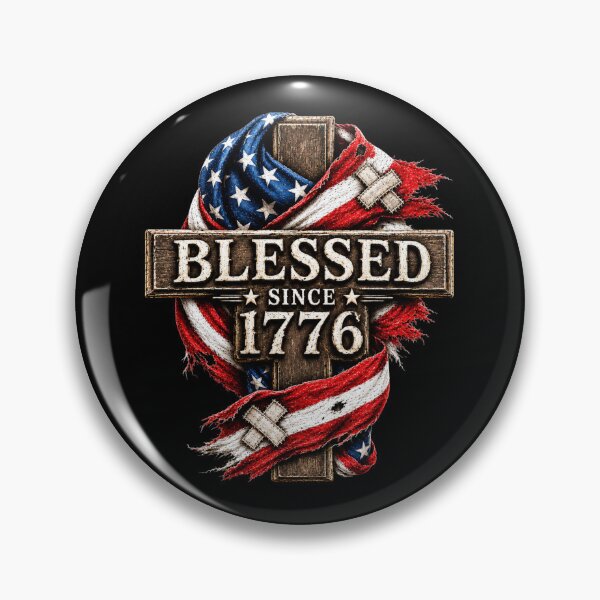 Item preview, BLESSED SINCE 1776! designed and sold by FunneeMugs.