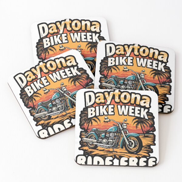 Item preview, Retro Daytona Bike Week Vintage Motorcycle designed and sold by BeshayArt1.