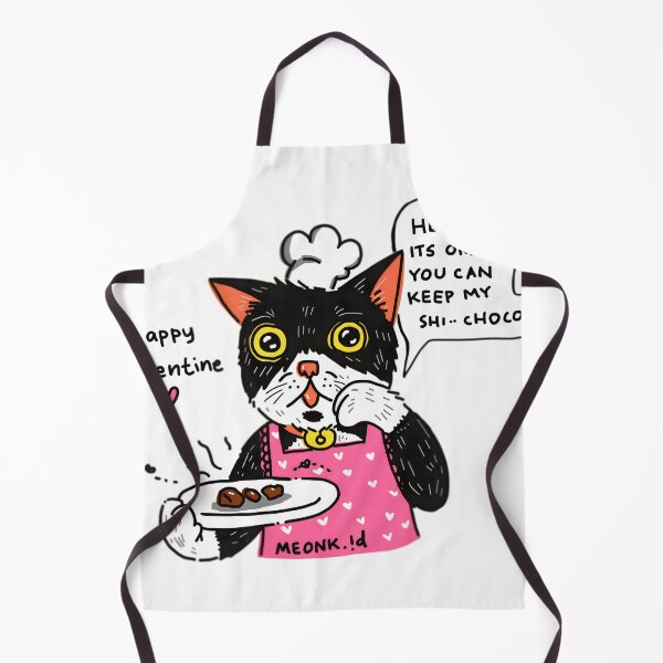 Item preview, Valentine Cat Chef designed and sold by Katiesfunn.