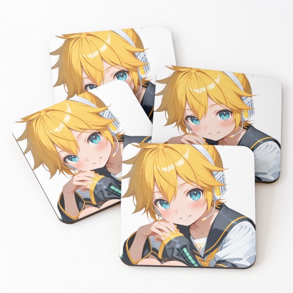 Aperçu de l'œuvre Kagamine Len Vocaloid Gros plan mignon et lumineux créée et vendue par MicaheHaffner.