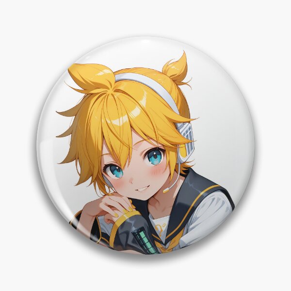 Artikelvorschau, Kagamine Len Vocaloid Niedlich Nahaufnahme Heller Charme entworfen und verkauft von MicaheHaffner.