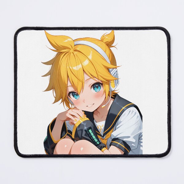 Item preview, Kagamine Len Vocaloid Cute Close Up Bright Charm designed and sold by MicaheHaffner.