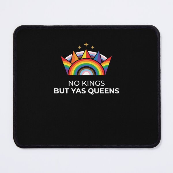 Item preview, NO KINGS BUT YAS QUEENS Progress Pride Crown designed and sold by snowry.