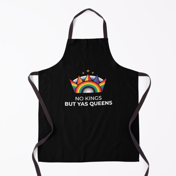 Item preview, NO KINGS BUT YAS QUEENS Progress Pride Crown designed and sold by snowry.