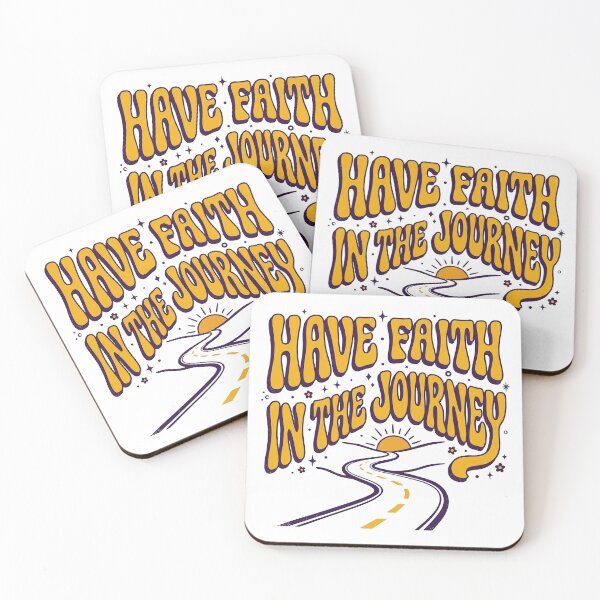 Item preview, Have Faith In The Journey — Retro Groovy Affirmation Shirt designed and sold by PlushFutura.
