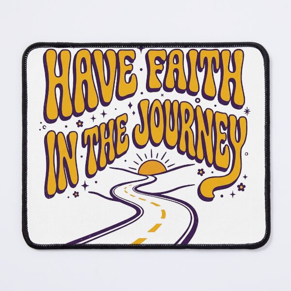 Item preview, Have Faith In The Journey — Retro Groovy Affirmation Shirt designed and sold by PlushFutura.