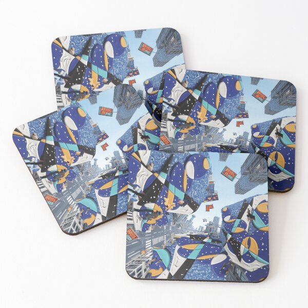 Item preview, arctic wings gravity shift colorful surreal geometric abstract design designed and sold by SmashingDeals.