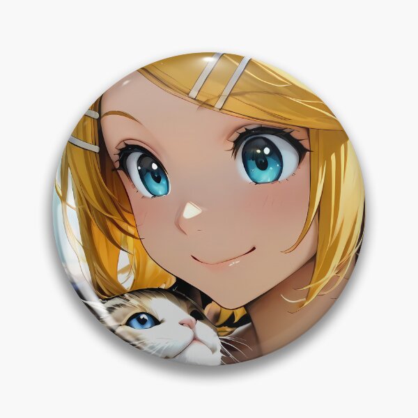 Item preview, Kagamine Rin Vocaloid Gentle Cat Cuddle designed and sold by MicaheHaffner.