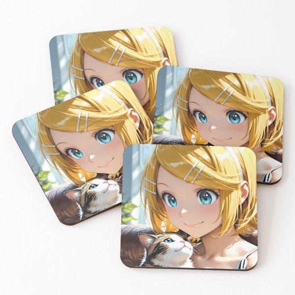 Item preview, Kagamine Rin Vocaloid Gentle Cat Cuddle designed and sold by MicaheHaffner.