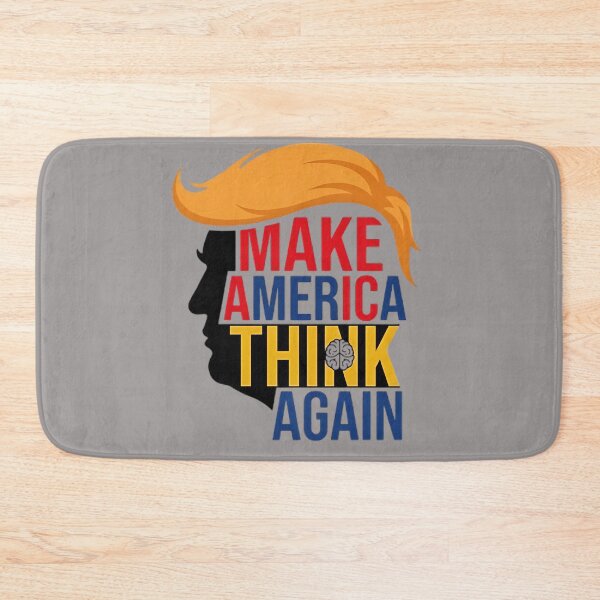 Item preview, Make America Think Again: Anti Trump Political Satire Design designed and sold by ShadowArtEG.