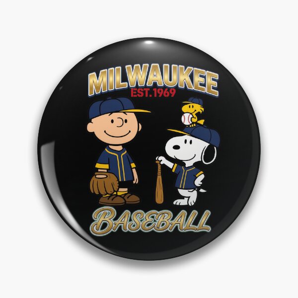 Item preview, Peanuts Charlie Brown Snoopy Brewerss Baseball designed and sold by WilliamFerris.