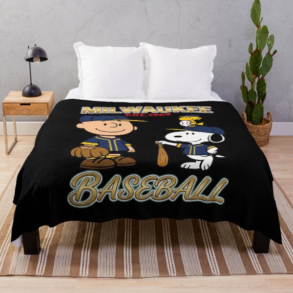 Artikelvorschau, Peanuts, Charlie Brown, Snoopy, Brewers, Baseball entworfen und verkauft von WilliamFerris.