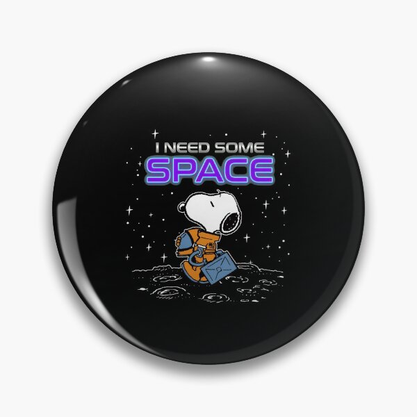 Item preview, I Need Some Space Snoopy Astronaut Moon Pun designed and sold by catlolistore.