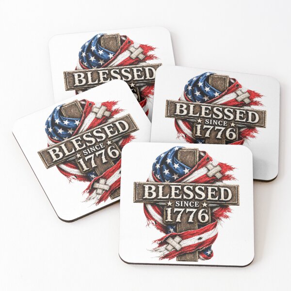 Item preview, BLESSED SINCE 1776! designed and sold by FunneeMugs.
