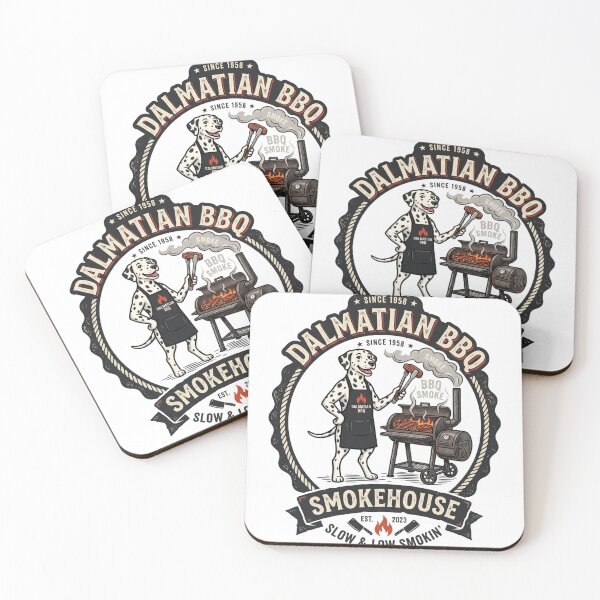 Item preview, Dalmatian BBQ Smokehouse Grilling Master Chef Dog designed and sold by PictoVibe.