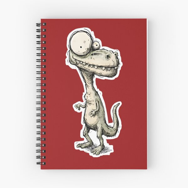 Item preview, Derpy Eyed Dinosaur Sketch Illustration designed and sold by PreeCha Art & Co..