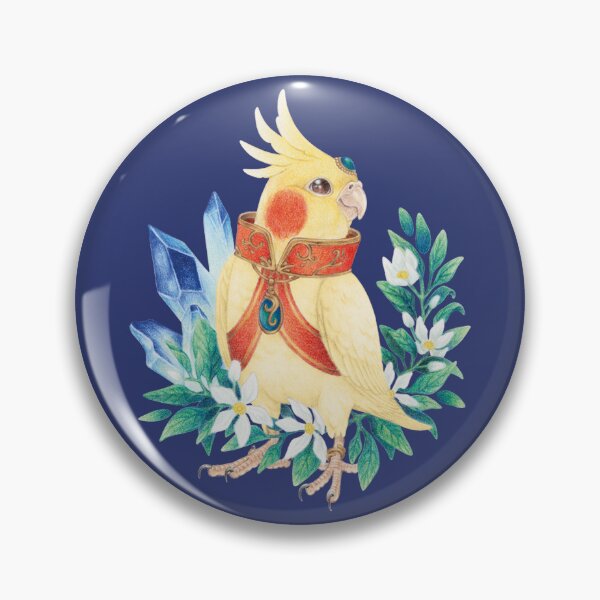 Item preview, Magic Yellow Lutino Cockatiel designed and sold by Harpia Mágica.