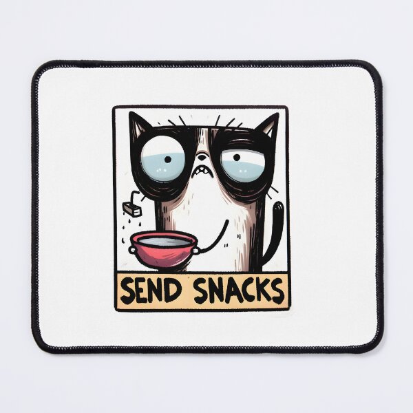 Item preview, Sleepy Grumpy Cat Send Snacks designed and sold by PreeCha Art & Co..