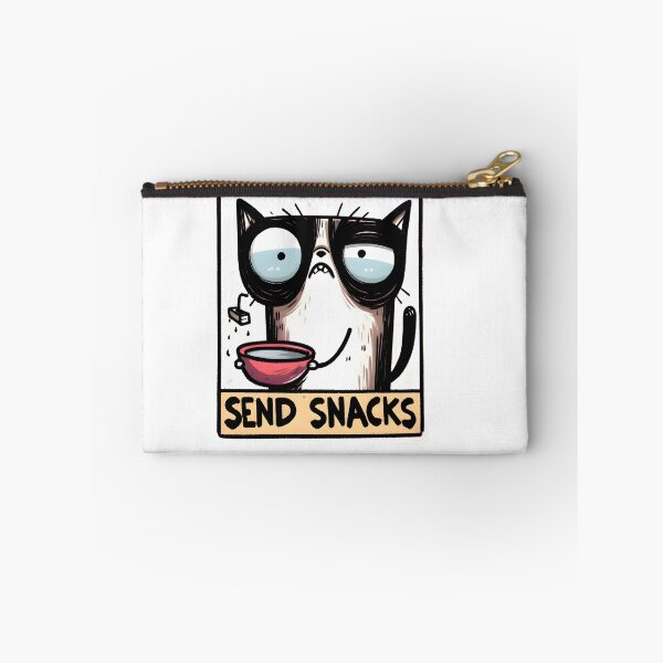 Item preview, Sleepy Grumpy Cat Send Snacks designed and sold by PreeCha Art & Co..